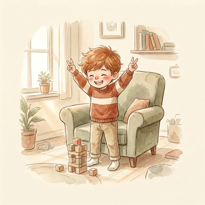 Illustration supporting: Confidence grows from small, winnable challenges