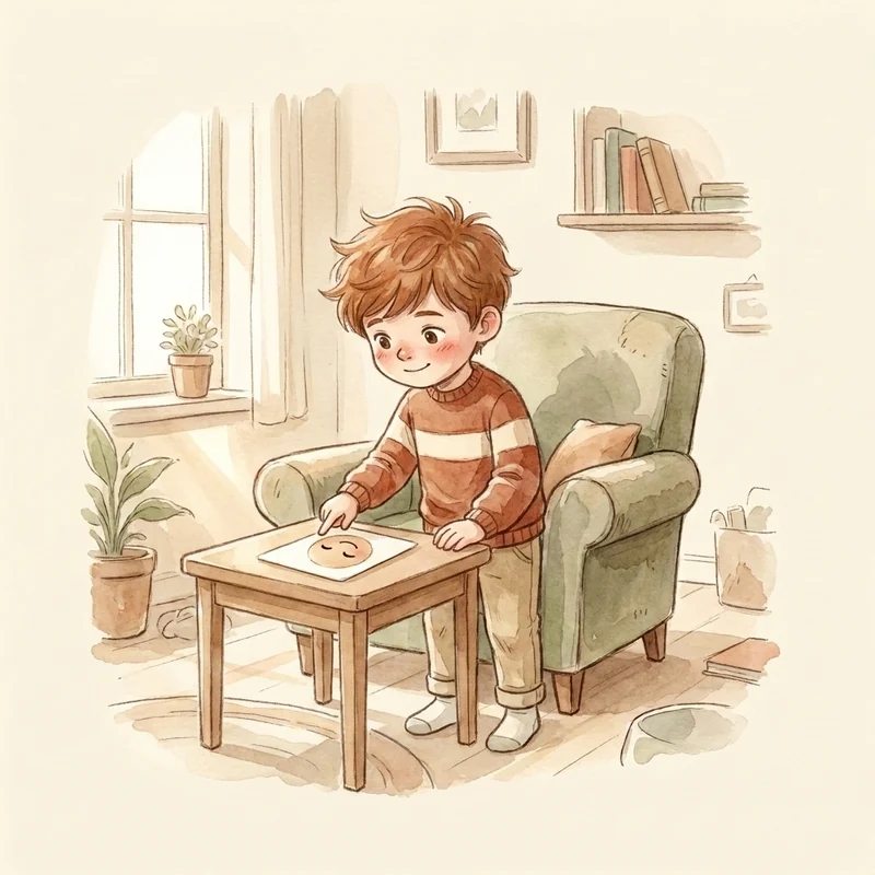 Illustration supporting: Naming feelings is a skill, taught by practice not lectures