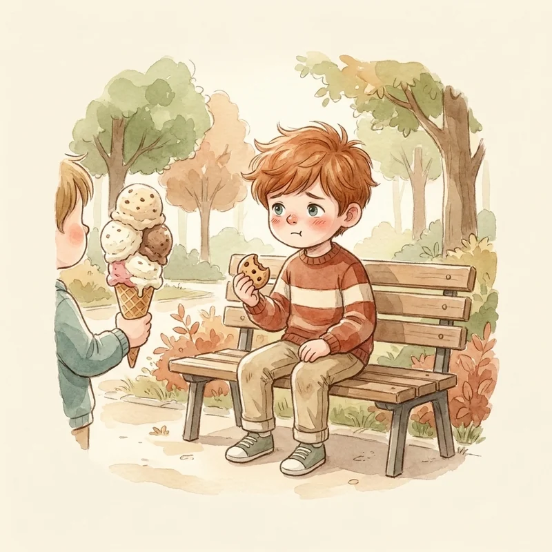 Illustration supporting: Comparison is everywhere your child looks