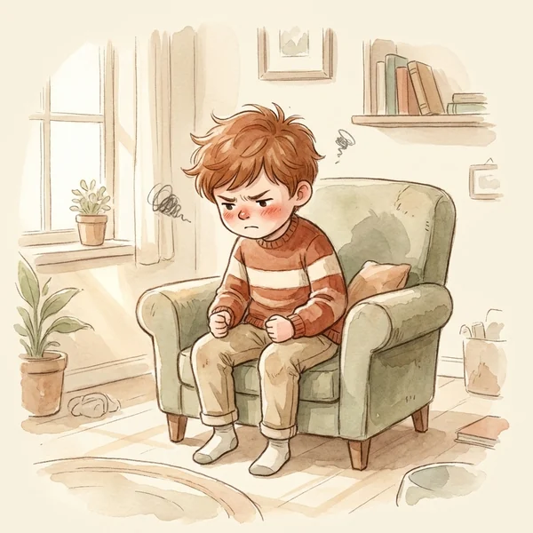 Illustration supporting: It's not bad behaviour - it's a brain still under construction