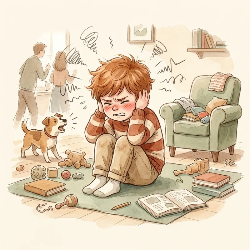 Illustration supporting: Overwhelm often looks like misbehaviour