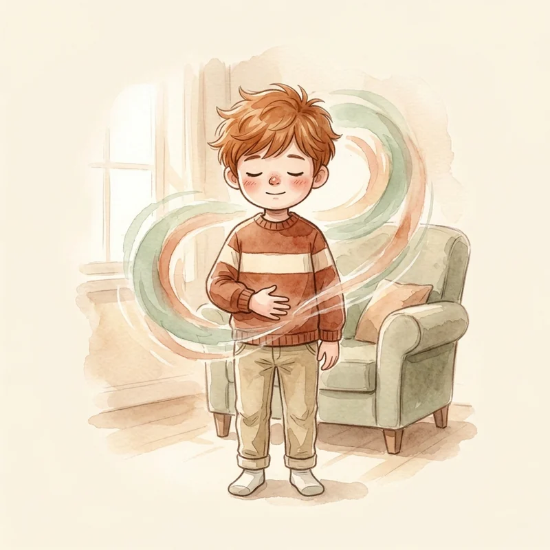 Illustration supporting: The pause between feeling and reacting can be trained