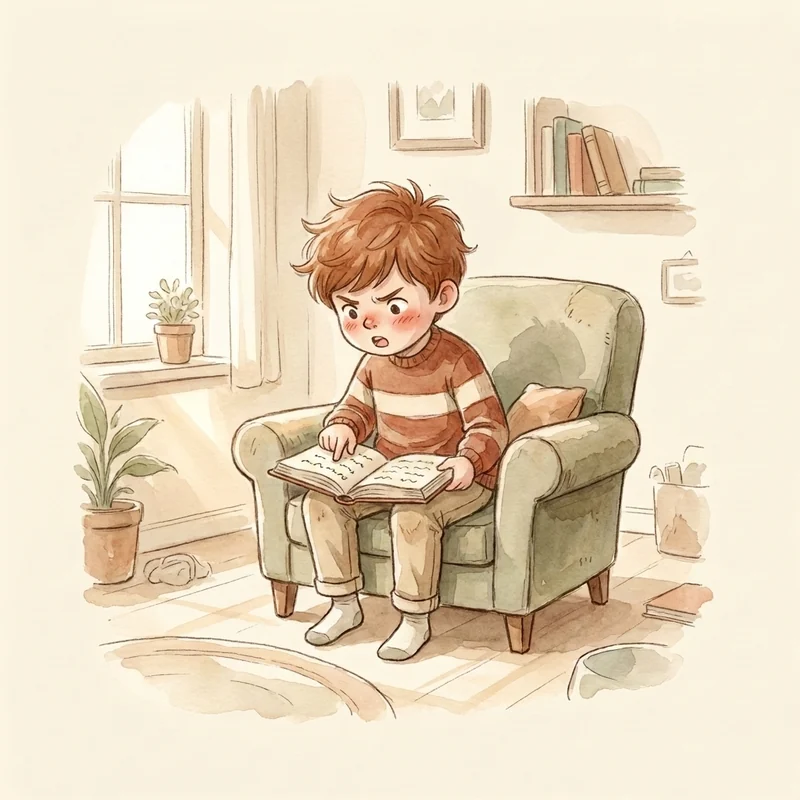 Illustration supporting: Letters have to be blended, not just known