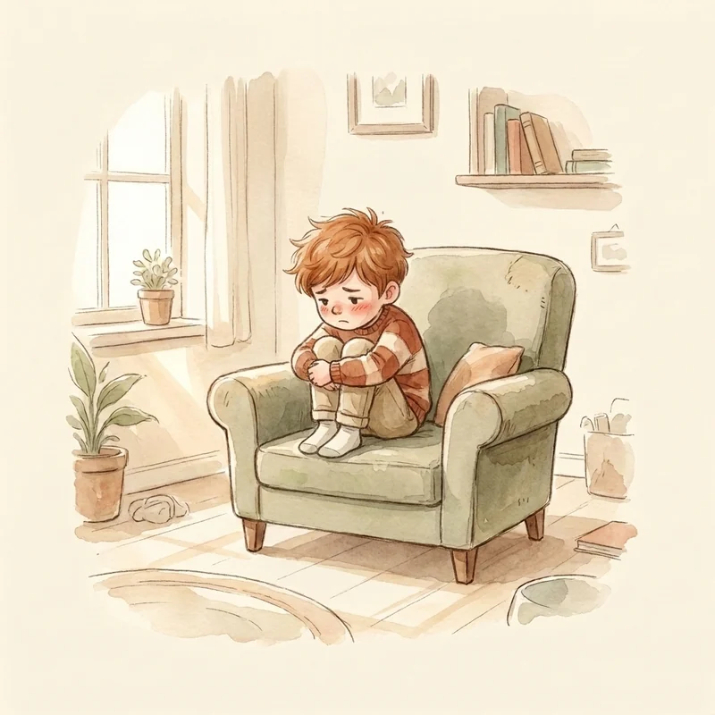 Illustration supporting: Punishment usually teaches hiding the feeling, not handling it
